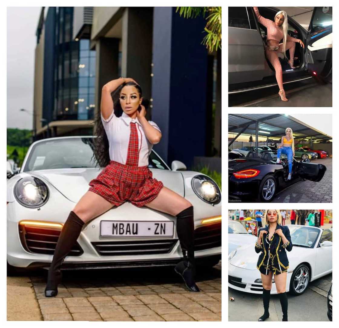 Khanyi Mbau cars