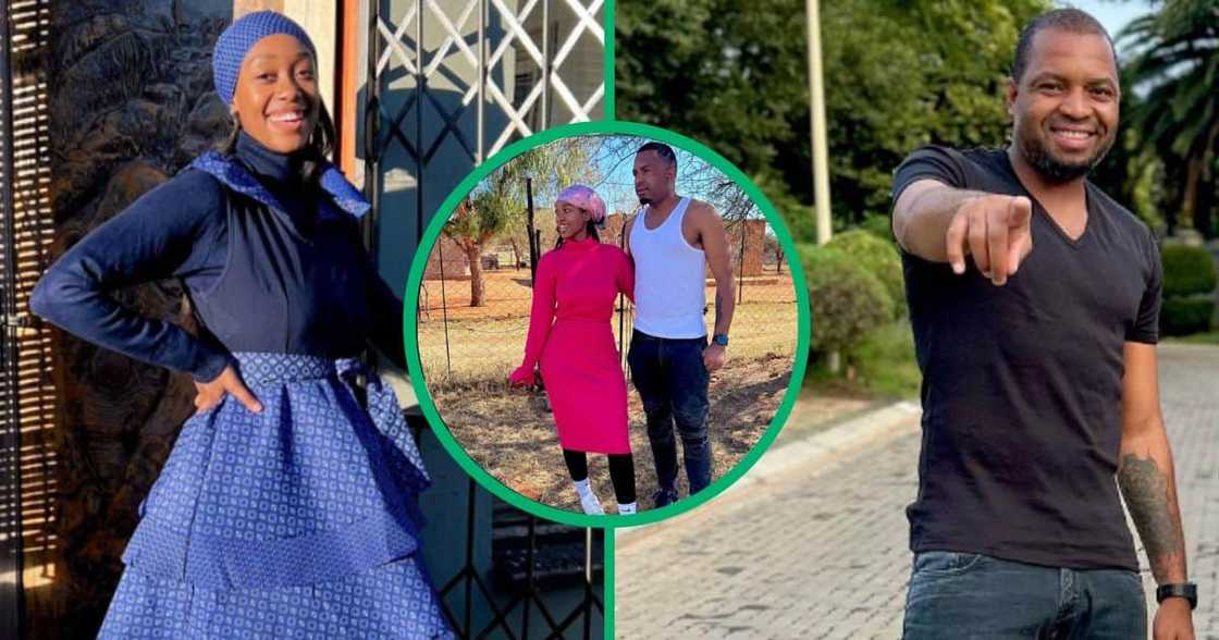 Itu Khune and wife Sphelele Itu Khune and wife Sphelele