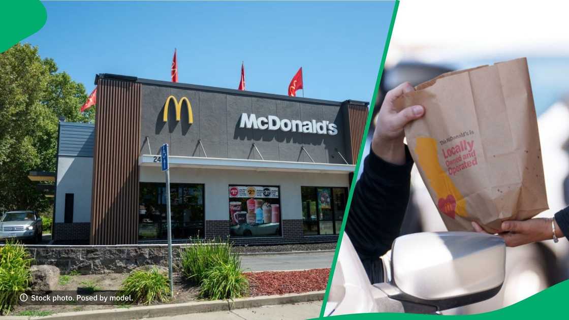 A funny video showed a customer pretending to struggle with his food order in the drive-thru A funny video showed a customer pretending to struggle with his food order in the drive-thru