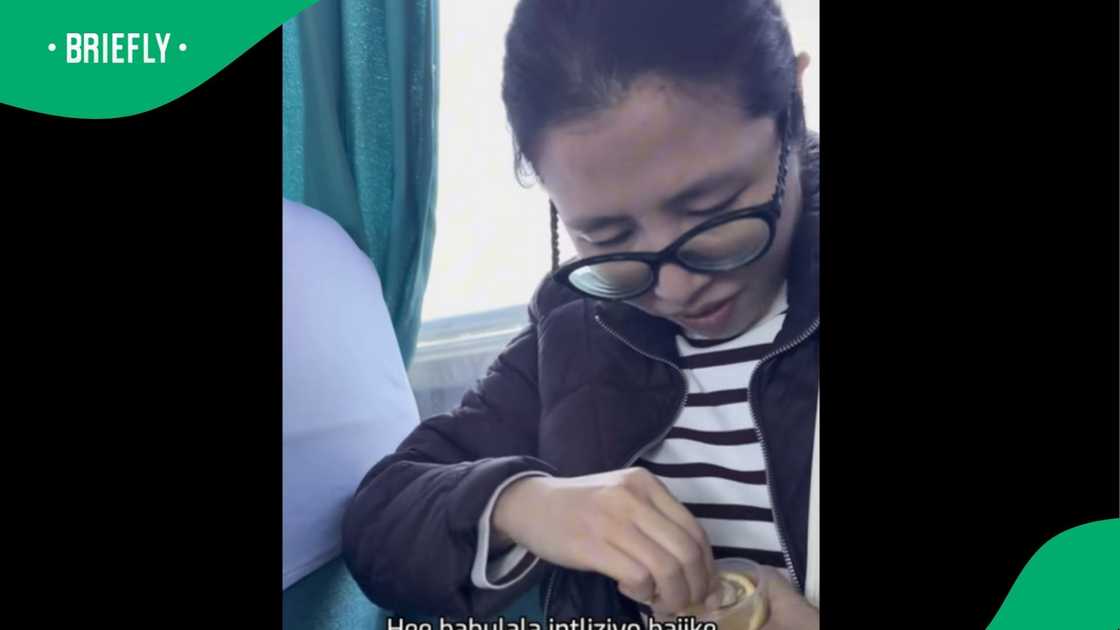 A woman went viral.