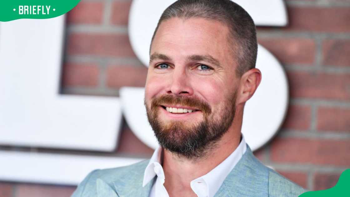 Stephen Amell at the Heels premiere in 2021 Stephen Amell at the Heels premiere in 2021