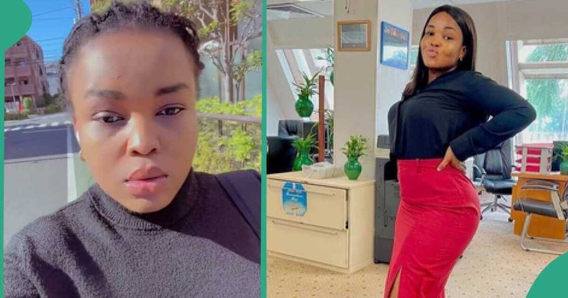 A Nigerian teacher in Japan, weeping as she was called a monkey A Nigerian teacher in Japan, weeping as she was called a monkey