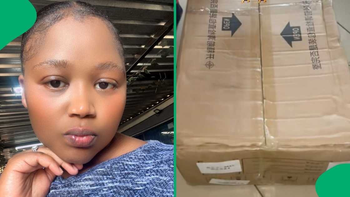 A Mzansi woman flaunted her kitchen sink from Temu A Mzansi woman flaunted her kitchen sink from Temu
