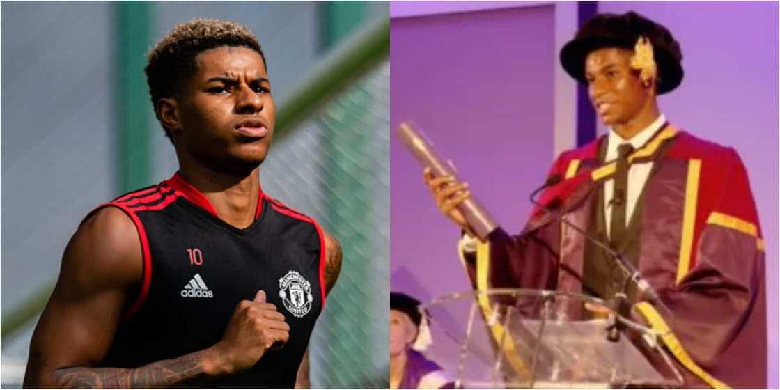 Marcus Rashford, Doctorate degree, University of Manchester Marcus Rashford, Doctorate degree, University of Manchester