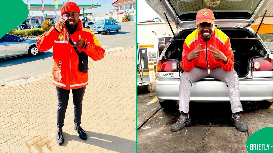 A petrol attendant was honoured in a heartwarming way at Shell's head office.