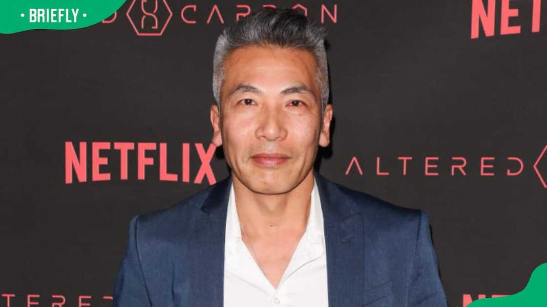 Actor Hiro at Netflix's "Altered Carbon" season 1 premiere at Mack Sennett Studios. Actor Hiro at Netflix's "Altered Carbon" season 1 premiere at Mack Sennett Studios.