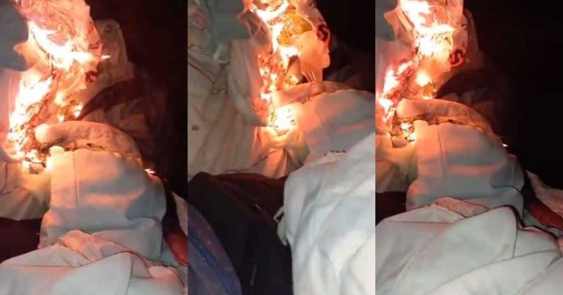 Man, bed, calm, fire, ex-girlfriend, Mzansi, questions Man, bed, calm, fire, ex-girlfriend, Mzansi, questions
