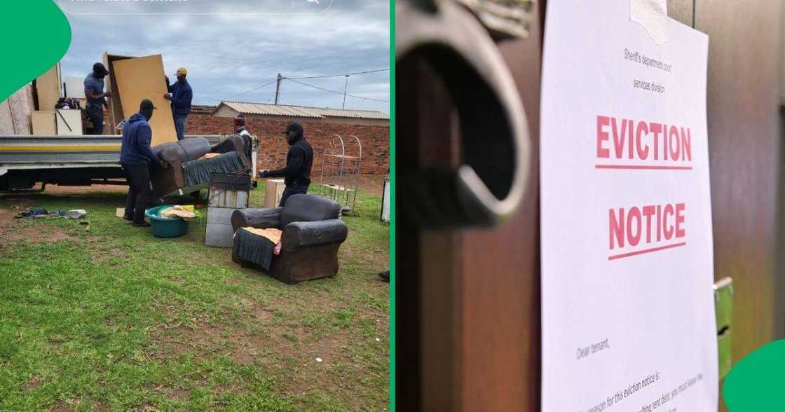 A TikTok video of the Jozi Eviction Team removing a tenant's belongings went viral A TikTok video of the Jozi Eviction Team removing a tenant's belongings went viral