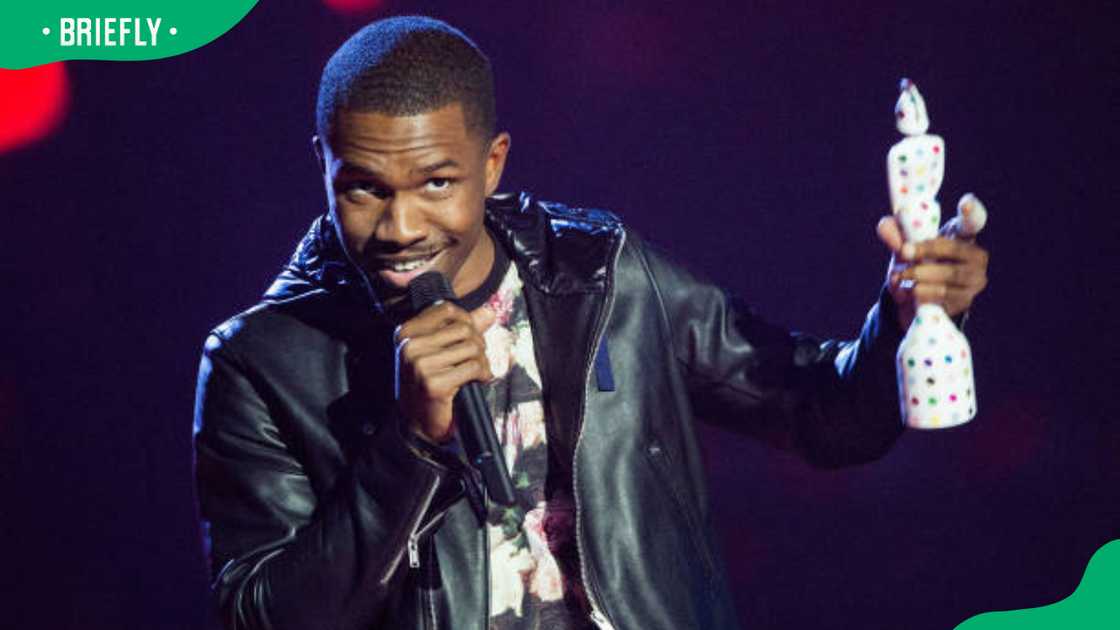 Frank Ocean during the Brit Awards Frank Ocean during the Brit Awards