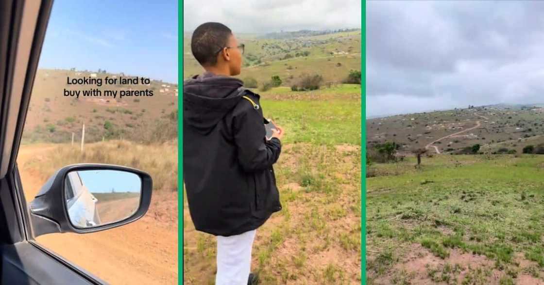 woman buys land with parents woman buys land with parents