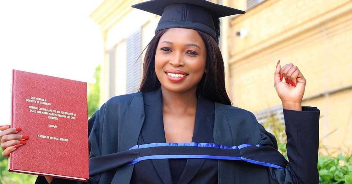 A lady in Cape Town who has a master's degree in accounting from CPUT. The lady grew up as an orphan and wants to become a professor.