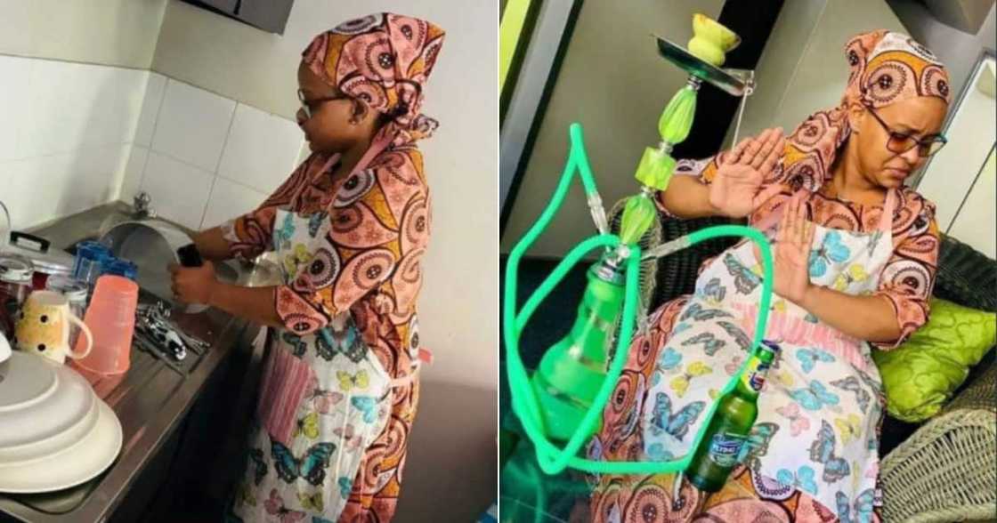 Lady, Hilarious Pics, Mom-in-law, ‘Good Makoti’, Twitter reactions