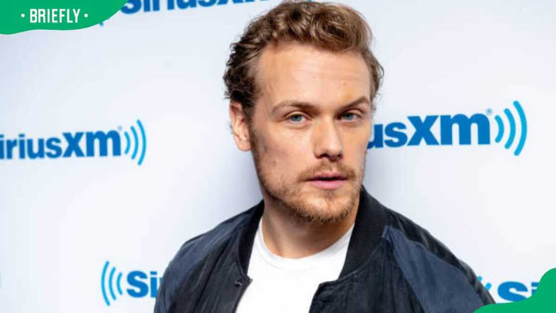 Sam Heughan at SiriusXM Studios Sam Heughan at SiriusXM Studios