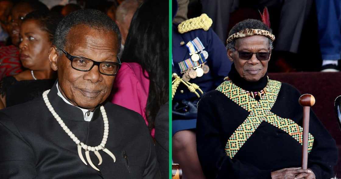 IFP leader prince Mangosuthu Buthelezi during the Nelson Mandela Foundations Isthunzi Sabafazi The Dignity of Women conversation IFP leader prince Mangosuthu Buthelezi during the Nelson Mandela Foundations Isthunzi Sabafazi The Dignity of Women conversation