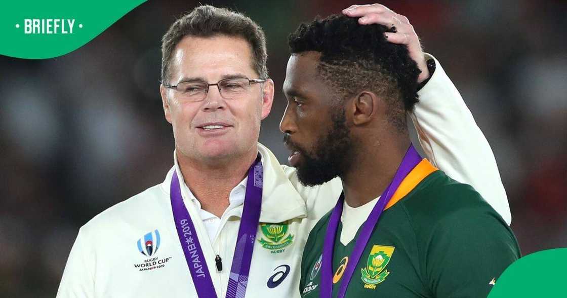 Rassie Erasmus has defended Siya Kolisi Rassie Erasmus has defended Siya Kolisi