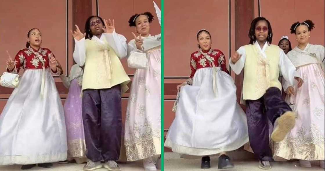 TikTok video of SA woman dancing to 'Mnike' in Korea TikTok video of SA woman dancing to 'Mnike' in Korea