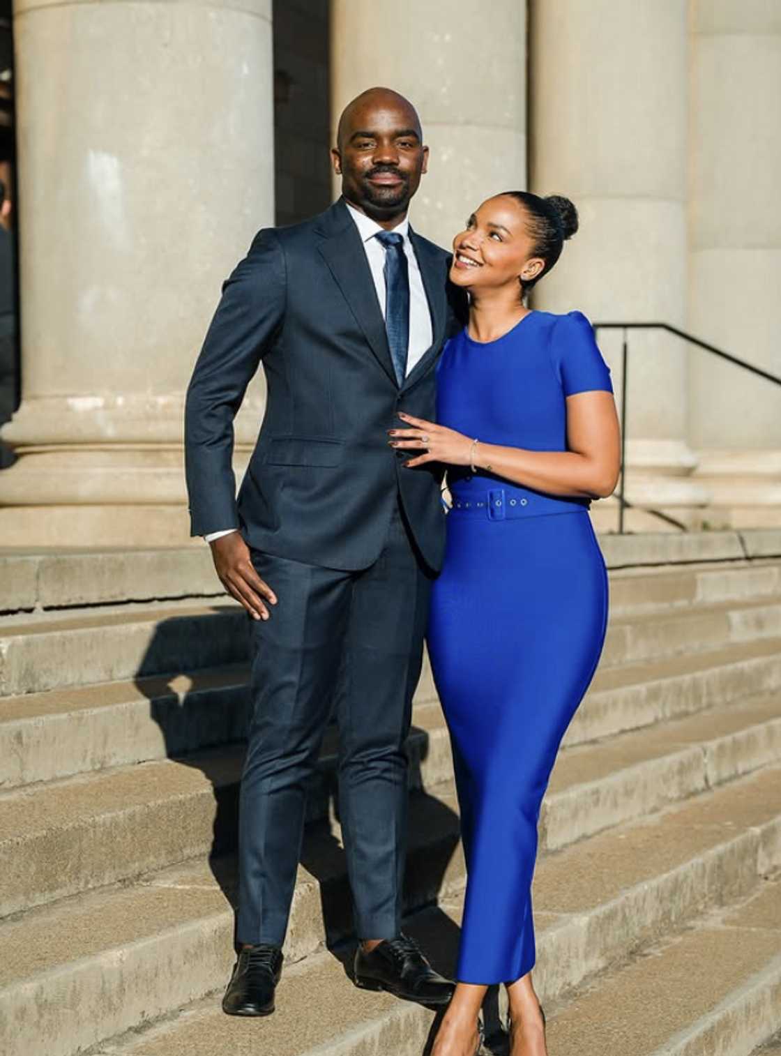 Liesl Laurie Mthombeni trolled her husband Liesl Laurie Mthombeni trolled her husband