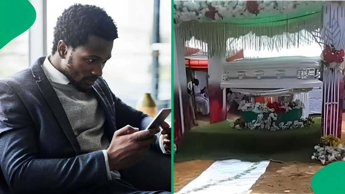 A video of a floating and rotating casket made waves on TikTok A video of a floating and rotating casket made waves on TikTok