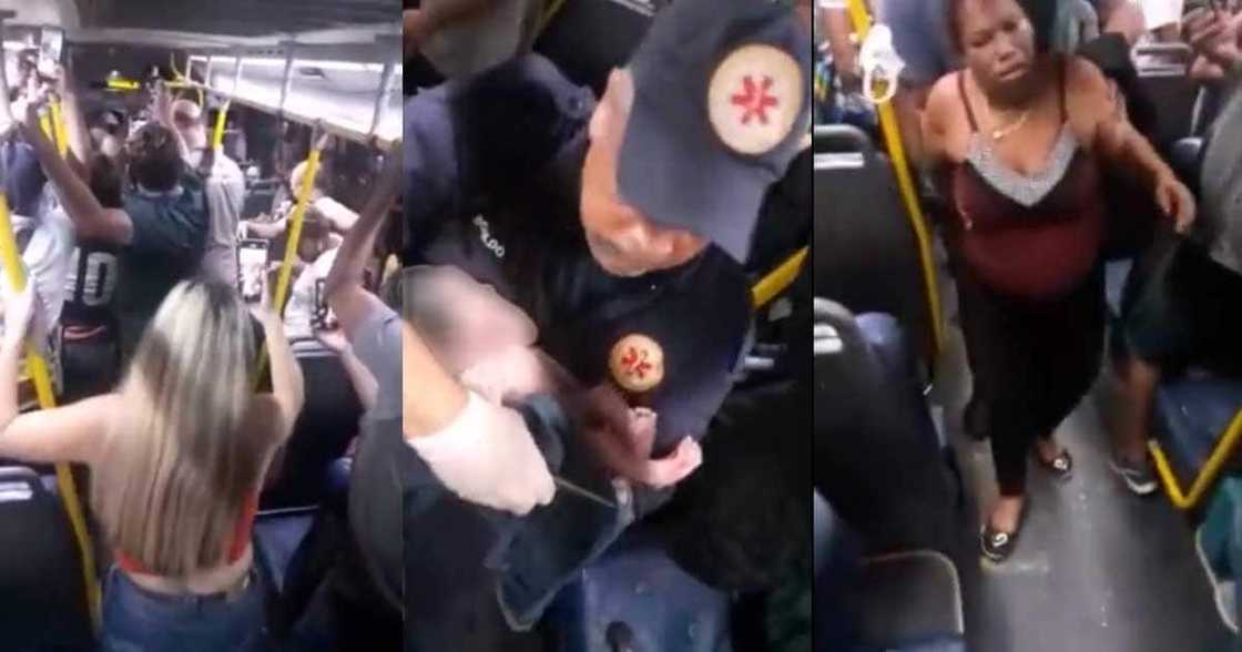 Woman, baby, bus Woman, baby, bus