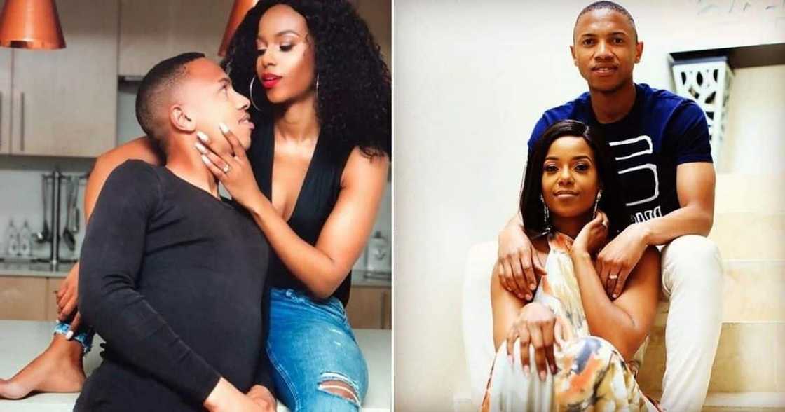 Andile Jali and his wife, Nonhle, still married but no longer together Andile Jali and his wife, Nonhle, still married but no longer together