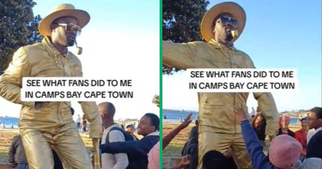 TikTok of Cape Town man looking like he's floating TikTok of Cape Town man looking like he's floating