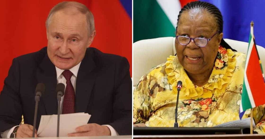 Parliament was Naledi Pandor to brief it on how it plans to handle Vladimir Putin's impending visit to SA Parliament was Naledi Pandor to brief it on how it plans to handle Vladimir Putin's impending visit to SA