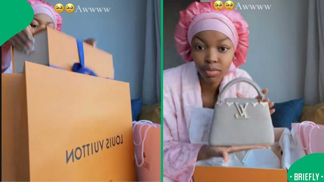 A TikTok video drew attention when an influencer unboxed a Louis Vuitton handbag worth a six-figure price tag A TikTok video drew attention when an influencer unboxed a Louis Vuitton handbag worth a six-figure price tag