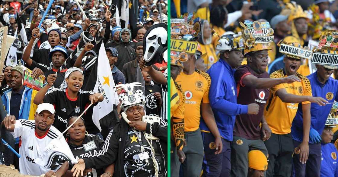 Orlando Pirates, Kaizer Chiefs fans Orlando Pirates, Kaizer Chiefs fans