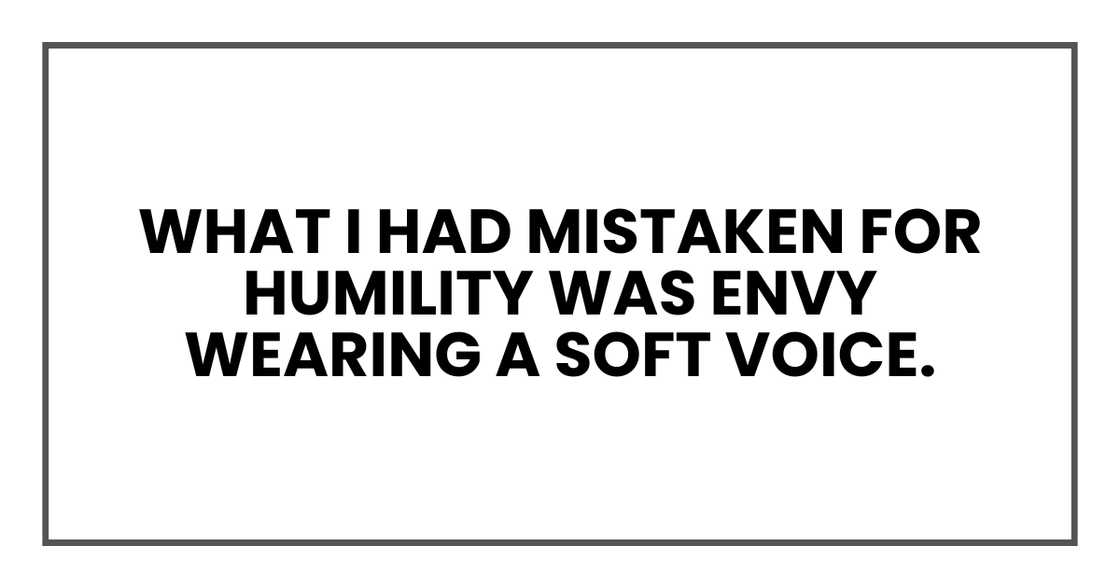 The truth. The truth.