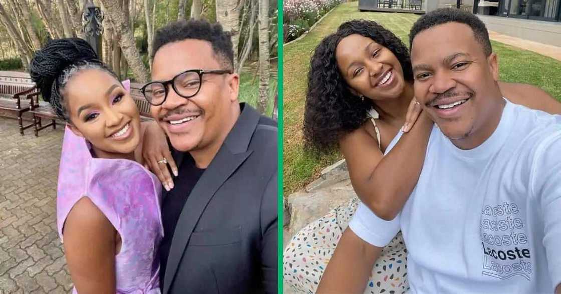 Mpoomy Ledwaba received praise from her husband Brenden Praise following a successful event. Mpoomy Ledwaba received praise from her husband Brenden Praise following a successful event.