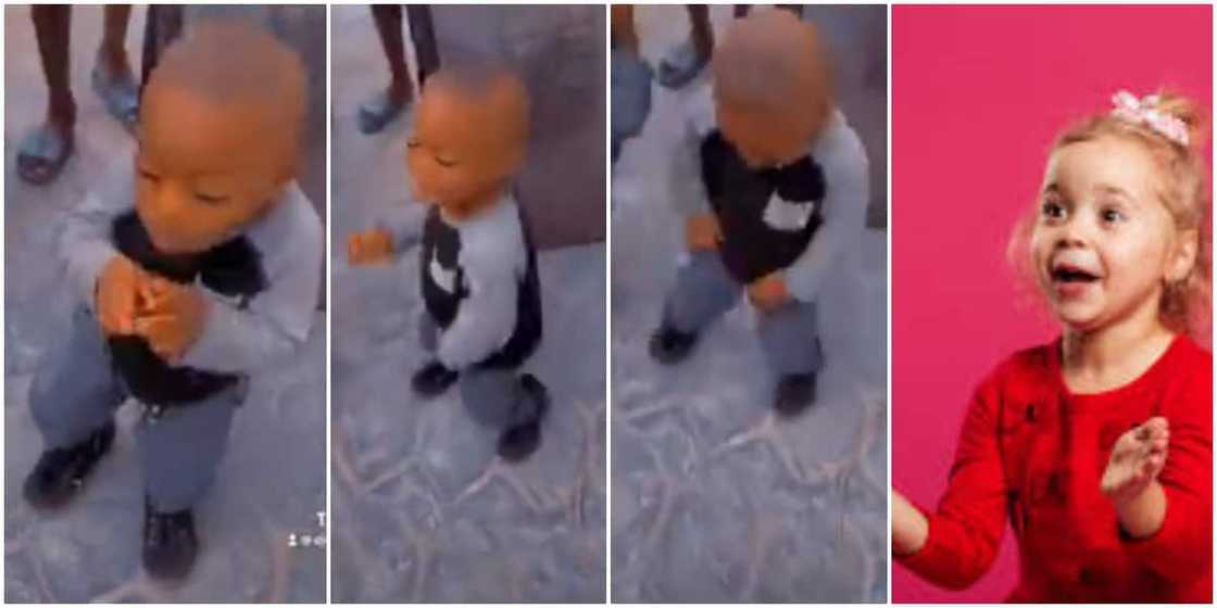 Nigerians react to video of kid doing the focus dance and legwork as he vibed to Ko Por Ke Nigerians react to video of kid doing the focus dance and legwork as he vibed to Ko Por Ke