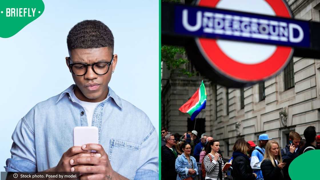 A white South African was told to leave the UK in a viral, resurfaced video
