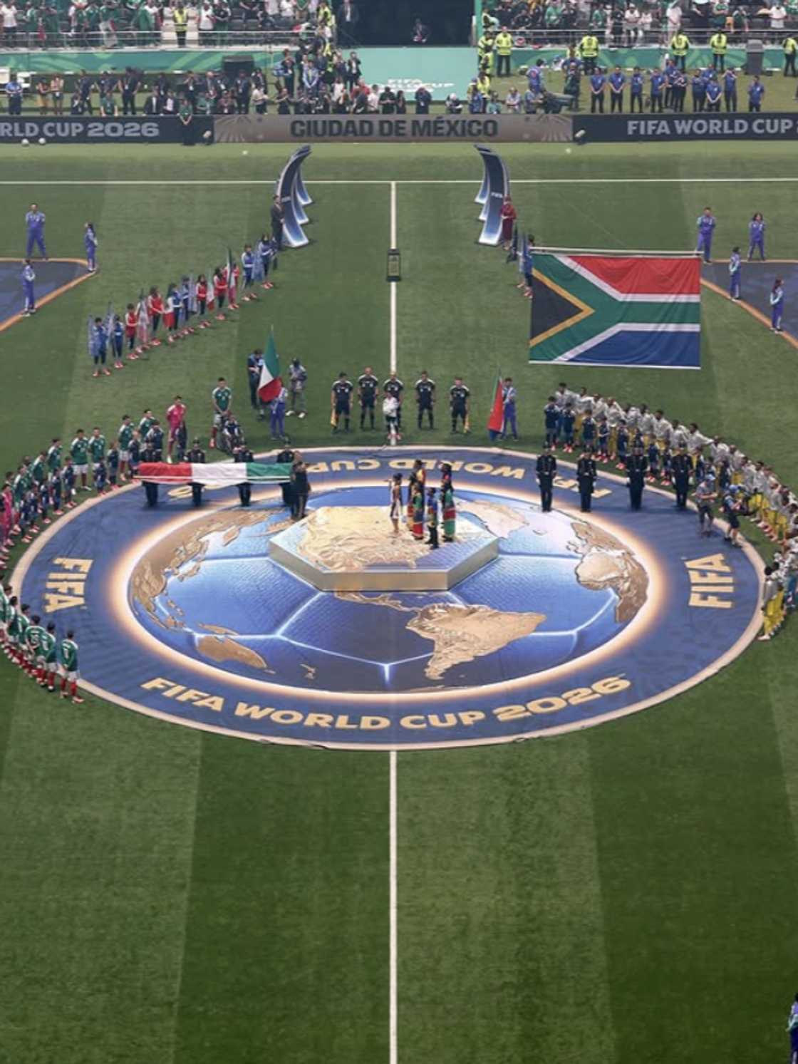 Tyla and the Mzansi Youth Choir performed at the FIFA World Cup opening ceremony Tyla and the Mzansi Youth Choir performed at the FIFA World Cup opening ceremony