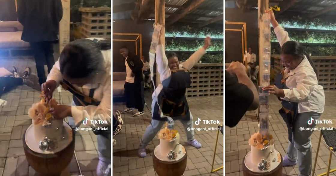 SA woman got a money cake for her birthday SA woman got a money cake for her birthday