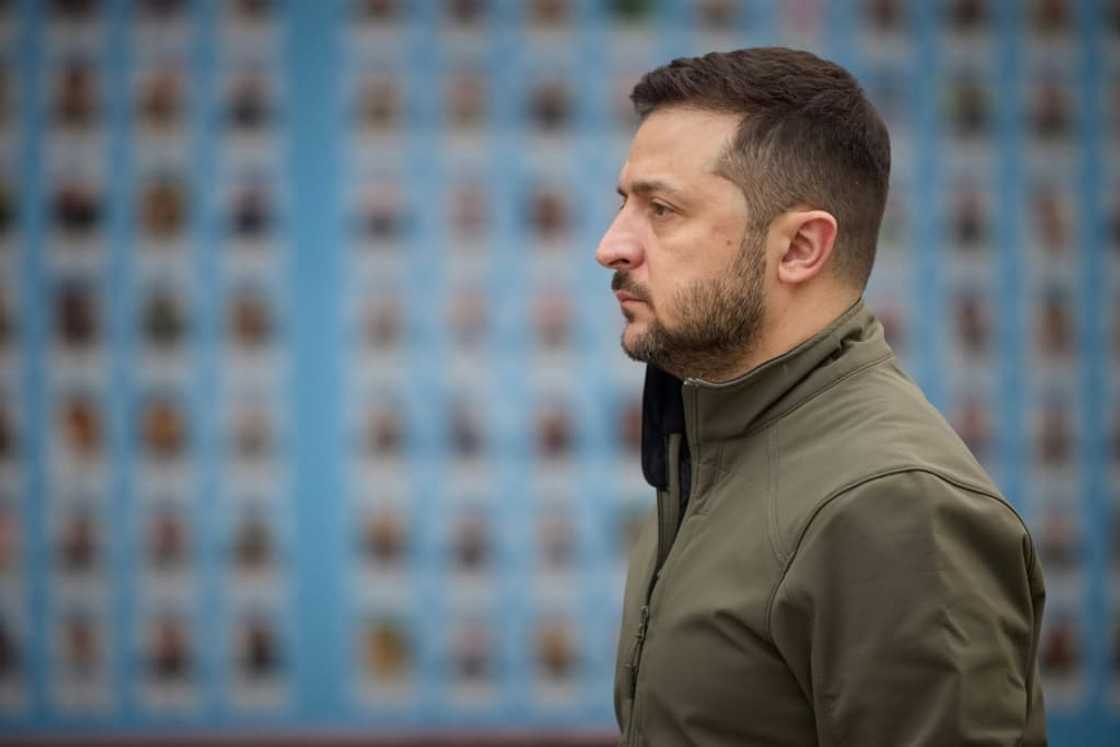 Ukrainian President Volodymyr Zelensky will make his speech Thursday via video link at the five-day annual fair Ukrainian President Volodymyr Zelensky will make his speech Thursday via video link at the five-day annual fair