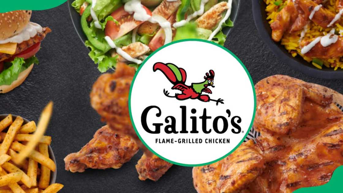 Galito's logo and fast-food meals Galito's logo and fast-food meals