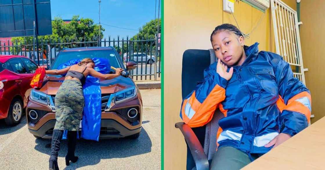 A woman shared a TikTok video showing her joy with her new Toyota car but then revealed it was wrecked shortly after A woman shared a TikTok video showing her joy with her new Toyota car but then revealed it was wrecked shortly after
