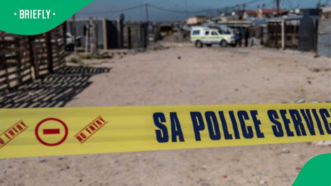 SAPS crime scene tape