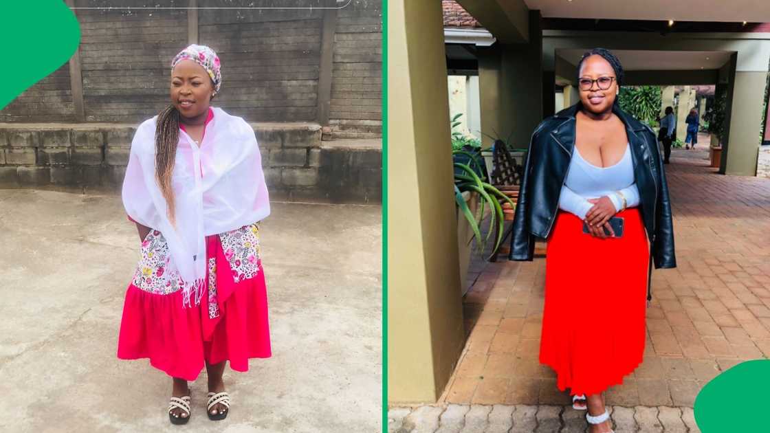 Social media users wished the young lady well after sharing how happy she has been the past six months Social media users wished the young lady well after sharing how happy she has been the past six months