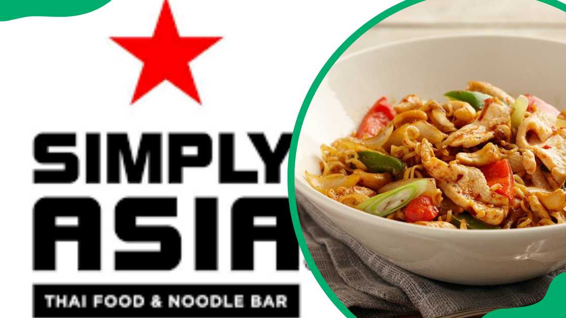 Simply Asia menu Simply Asia menu