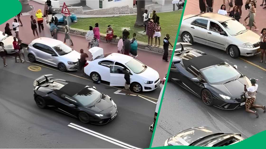 Online users had mixed reactions about people's response to a Lamborghini.