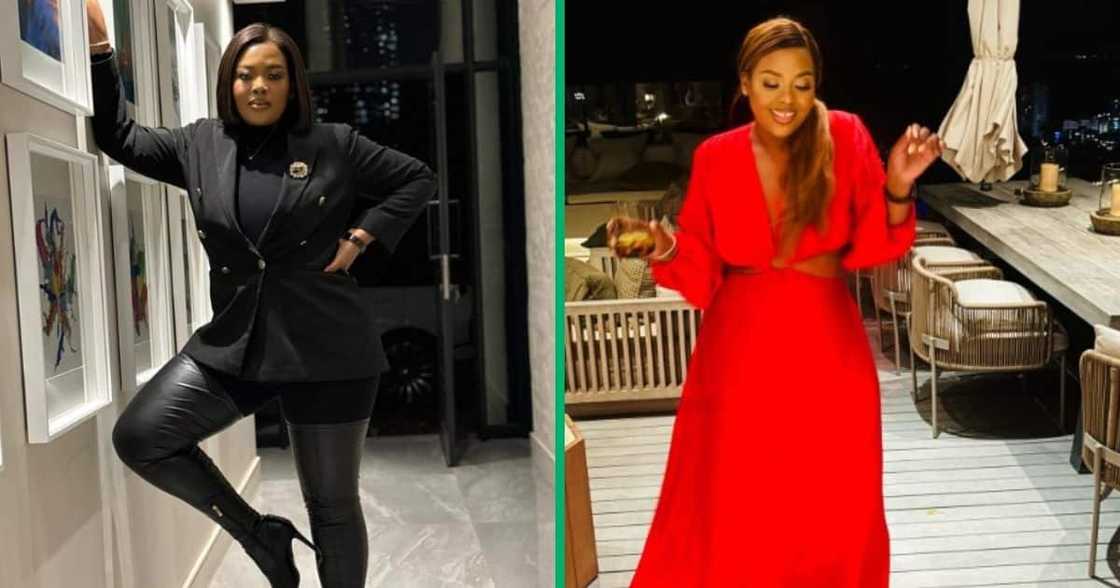 Anele Mdoda celebrates 40th birthday with celebrities