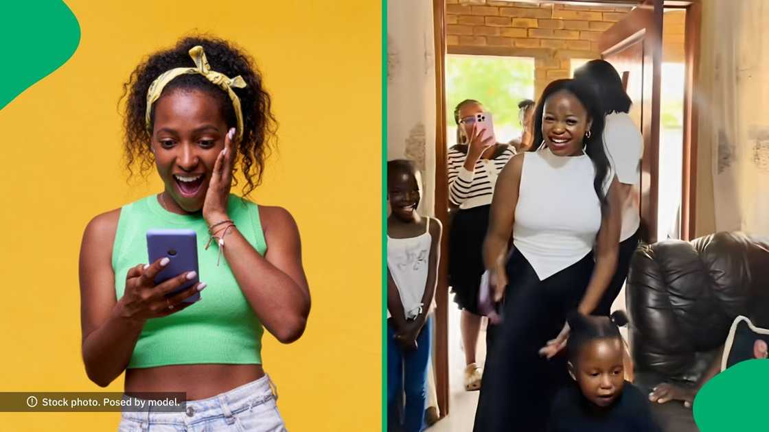 A TikTok video captures a woman's heartwarming homecoming from Turkey. A TikTok video captures a woman's heartwarming homecoming from Turkey.