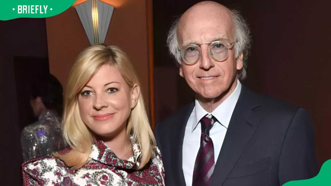 Ashley Underwood (L) and Larry David at the Sean Penn CORE Gala Ashley Underwood (L) and Larry David at the Sean Penn CORE Gala