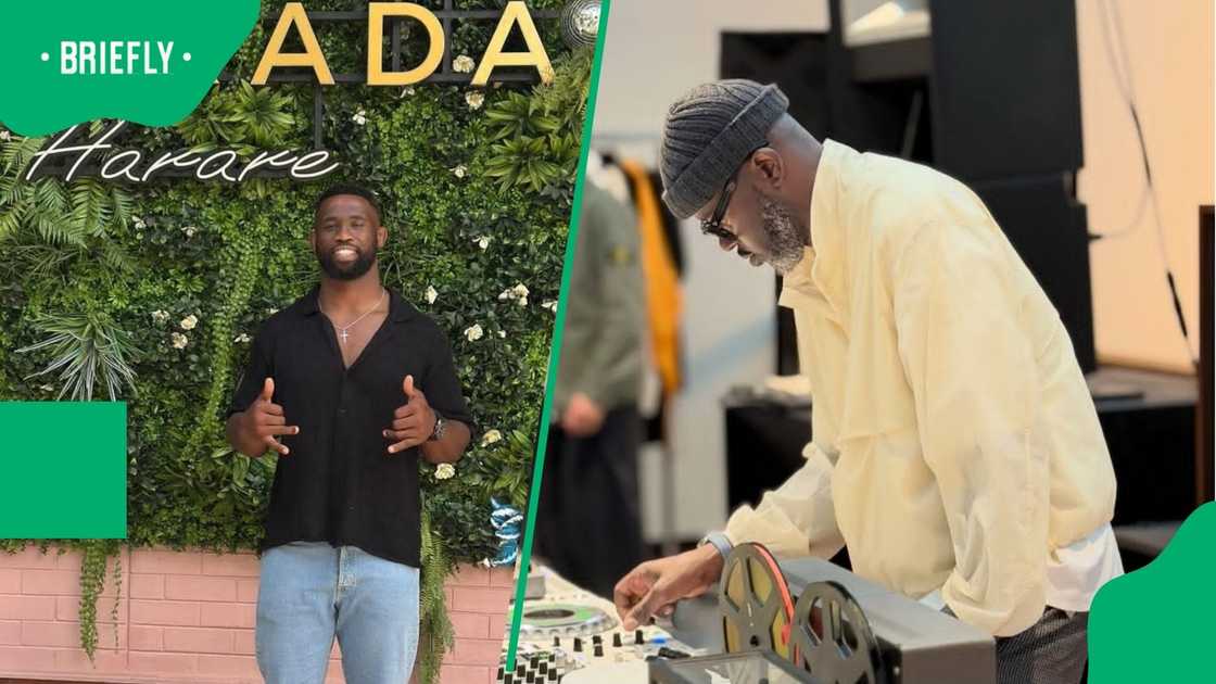 Siya Kolisi, Black Coffee, South Africa, Springboks Siya Kolisi, Black Coffee, South Africa, Springboks