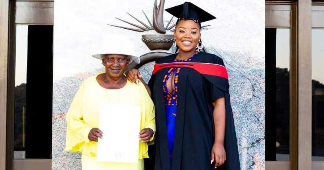 Woman pictured with late grandmother