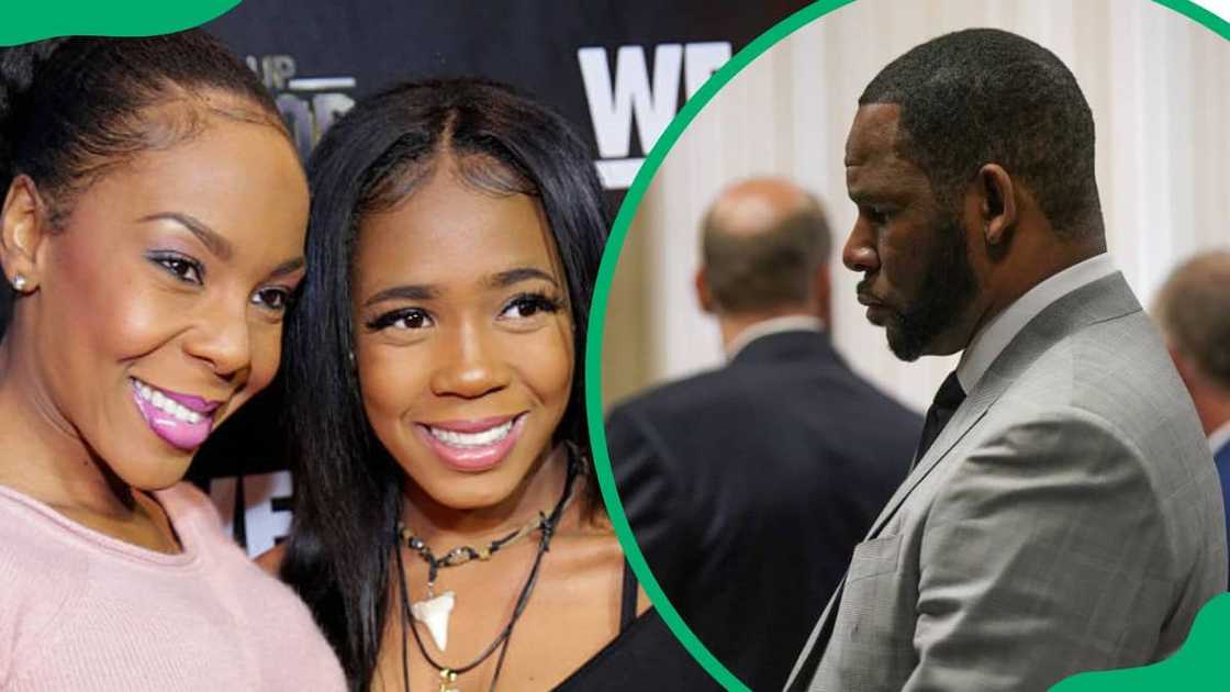 Andrea with her daughter, Jaya, and ex-husband R. Kelly Andrea with her daughter, Jaya, and ex-husband R. Kelly