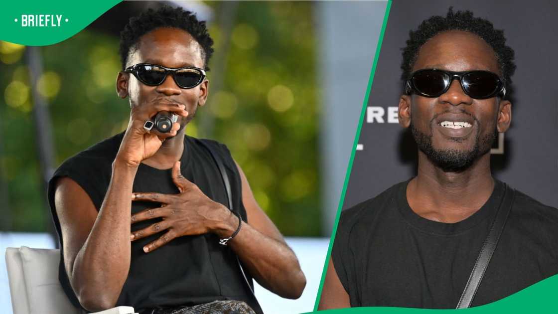 Mr Eazi appeared at REVOLT WORLD x Walmart 2023. Mr Eazi appeared at REVOLT WORLD x Walmart 2023.