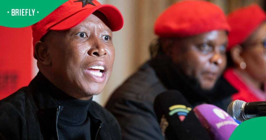 Julius Malema is in the Eat London Magistrates Court for his gun-firing case