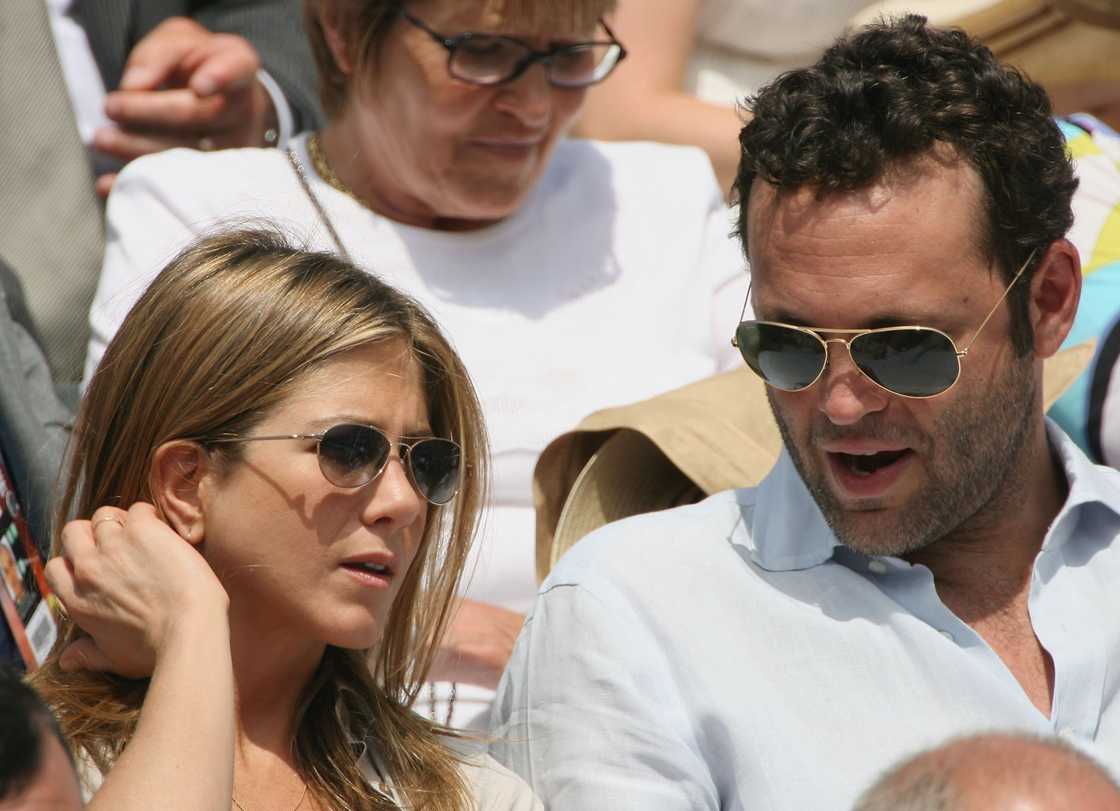 Jennifer Aniston and Vince Vaughn in Paris